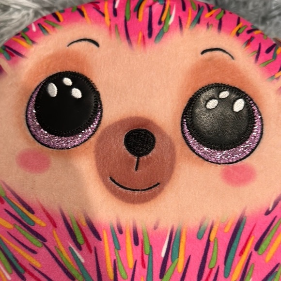 Ty Pink Hedgehog Plush with Colorful Spikes - Picture 5 of 6